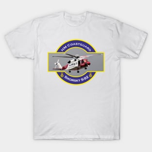 HM Coastguard search and rescue Helicopter, T-Shirt